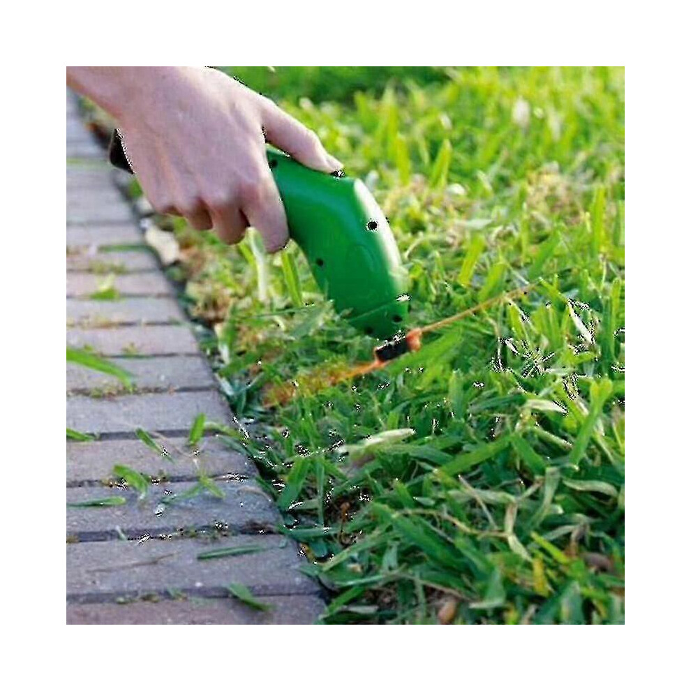 Portable electric lawn mower for lightweight trimming