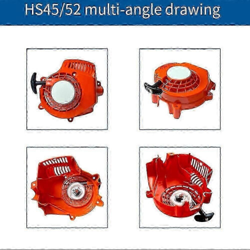 Recoil pull start mechanism for STIHL HS45 HS52 hedge cutter starter 2