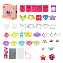Kinder Schmucktruhe für Mädchen - Prinzessin Spielzeug Schmuckset mit 146 Teilen, Armbänder und Rollenspiel Zubehör für 3-9 Jahre alt