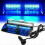 Blue Strobe Warning Light with 16 LEDs - Waterproof Flash for Vehicles 12-24V 1