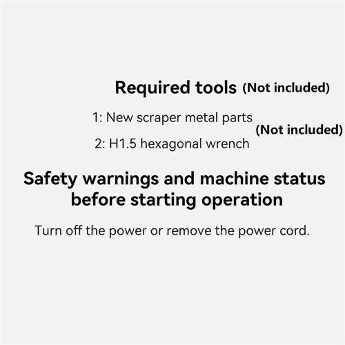 For Bmabu Lab A1 Series Scraper Replacement Parts for Bmabu Lab A1/A1 Mini 3D Printer Scraper Replac 2