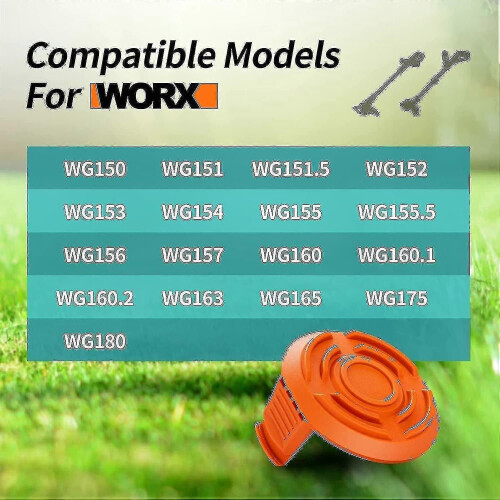 Trimmer Spool Cap Covers - 3 Pack Replacement Caps for Weed Eater Tools - Compatible with Multiple Models 1