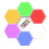 Hexagon Lights Gaming-Wandpaneele, Smart App RGB Hexagonal Modular Gaming Light 2025 1