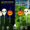LED Outdoor Solar Ground Insertion Colored Pumpkin GhostHead Lights, 5