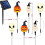LED Outdoor Solar Ground Insertion Colored Pumpkin GhostHead Lights, 3