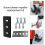 Snow Blower Impeller Modification Kit Rustproof Corrosion Resistant Simple Installation Rubber Blade 2