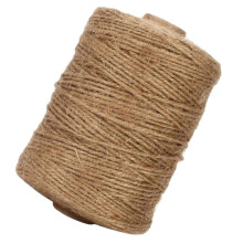 Jute Twine Roll - High-Quality Natural Jute Craft String for DIY Projects, Garden Work, Weddings, and Gift Wrapping
