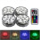 4 PCS Colorful Remote Control Decoration Diving Lamp, 10-LED with Remote Control(White) 1