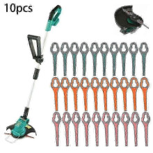10er-Pack Aldi Ferrex FAR 20-1 20 V/40 V Akku-Rasentrimmer mit Ersatzklingen aus Kunststoff