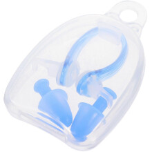 Protezione per il naso impermeabile, accessorio per il nuoto, aspetto fresco, azzurro, 1 set