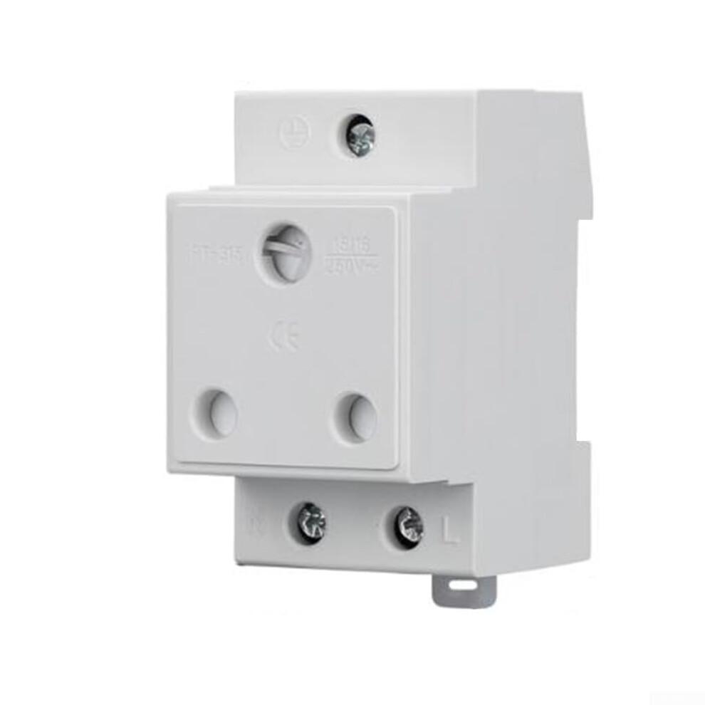 Din Rail Socket With Flame Retardant Properties, Enhanced Reliability, Safety Features, And Compatibility With Standard Mounting Systems 6447073135330