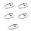 2025 5Pcs Technic Power Function 8870 LED Light Link Cable for Vehicle Building Block Power Group 1