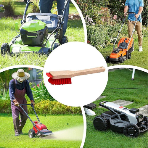 Lawn Mower Scraper Tool Lawn Mower Care Brush, Multifunctional Ergonomic Mower Deck Scraper with Strong 2