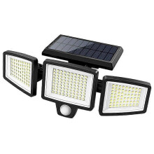 TY-YJ002A 210 LED Lampada da parete solare IP65 impermeabile con sensore di movimento Illuminazione