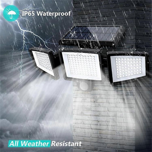 TY-YJ002A 210 LED Solar Wall Light IP65 Waterproof Motion Sensor Security Lighting for Yard / Patio 2