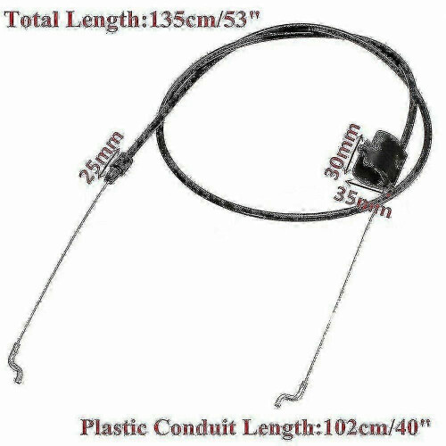 Lawn mower cable 158152 582991501 throttle control replacement 2