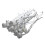 2025 15 Pcs White Mr16 Gu5.3 Ceramic Base Socket Led Light Lamp Holder 4