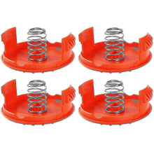4 spoelkappen en 4 S-accessoires voor Black+decker Rc-100-p draadtrimmers