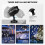 Christmas Snowfall Projector Lights, Highlight Dynamic Led Snow Light Projection, Ip65 Waterproof Snowfall Spotlight Lighting 3