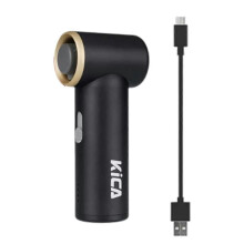 KiCA Jet Fan Mini - Portable Turbo Air Blower, Black