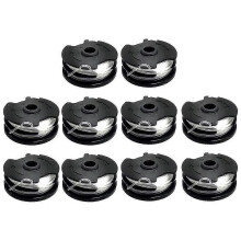9 stuks voor Parkside grasmaaier draadhaspels reserveonderdelen grastrimmer spoelen, TLP-01 DCQW