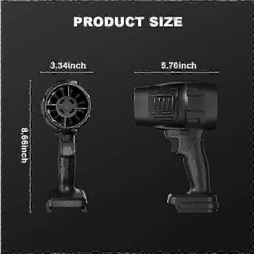 Seese Cordless Leaf Blower Handheld Turbo Jet Blower -a 2
