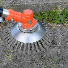 150 mm stalen draadborstel voor onkruidtrimmer, grasmaaier, grasmaaier, vervangende kop voor onkruid