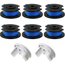 Ryobi One AC14RL3A Vervangende Spoelset voor Grasmaaier (6 Spoelen + 2 Doppen) 1,65mm 3,3m Compatibel
