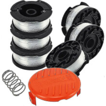 6-pack draadtrimmerspoel voor Black&Decker AF-100 automatische grastrimmerdraadvervangingsspoel 3