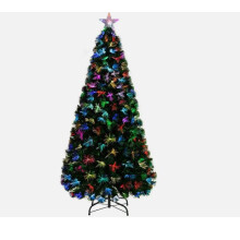 Pre Lit Christmas Tree Xmas Fibre Optic LED Lights Star 2ft