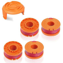 Worx Wa0004.1 Vervangende draadspoel met lange levensduur - 1,65 mm/3 m - Compatibel met Worx-grasmaaiers