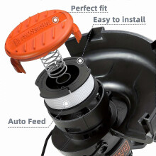 Nieuwe modellen 12-packs vervangende spoel voor grastrimmer, compatibel met Black + Decker Weed Eater,