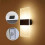 Battery powered indoor wall lamp with switch, battery powered wall lamp, LED light, USB rechargeable, 3