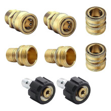3/8'' 3/4'' Quick Connect Kit Copper Nozzle Anti Corrosion Pressure Washer Adapter Anti Deform Garden