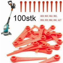 100 stuks vervangende trimmerdraadmessen voor de Gardena EasyCut Li-18/23r grastrimmer
