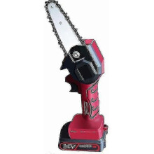 Cordless Handheld Chainsaw with 2 Batteries & Charger, Battery-Powered Portable Electric Saw for Garden