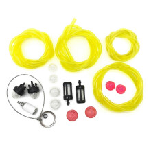 Fuel Filter Line Hose Primer Bulb Kit Weeds Eater Gas Trimmer for Chainsaws Blowers Pressure Washers