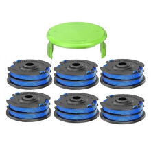 Für Greenworks Rasenmäher 6 Nylon Seil Linie Spool + 1 Spool Cap Set,29082/29242