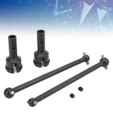 2 Stück Universelle Metall-Hinterachsantriebswellen für 1/8 RC Auto, gehärteter Stahl