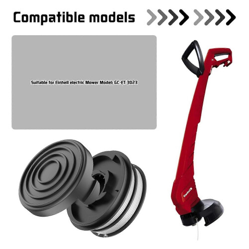 Ersatzspule mit Staubschutzkappe für Einhell Rasenmäher 3405685/TLE-02-1 2