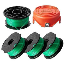 1 spoelkap + 4 vervangende spoelen, compatibel met Black & Decker GH3000 / GH3000R / LST540 / LST540B