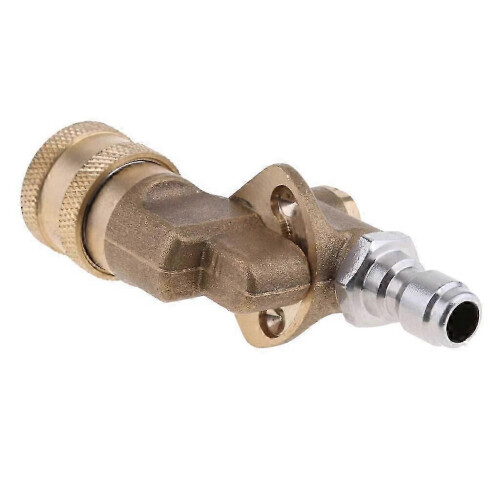 1/4 Quick Connect Pivoting Coupler for Pressure Washer Nozzle 120 Deg 1