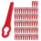 Replacement Lawn Mower Blades for Bosch and Einhell 80 Pieces 8.3CM Plastic Grass Trimmer 3