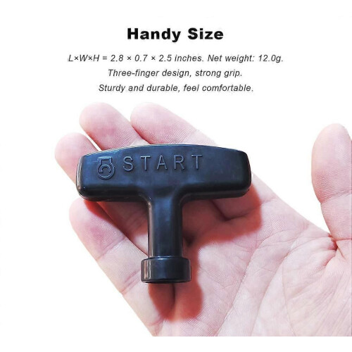 Recoil Starter Pull Handle for Lawn Mower 2 pcs Gasoline Engine Starter Handle Grip Generator Chainsaw