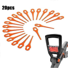 20 stuks vervangende messen / messen 20V snoerloze grastrimmer FX-E1RT20 - FUXTEC kunststof messen voor