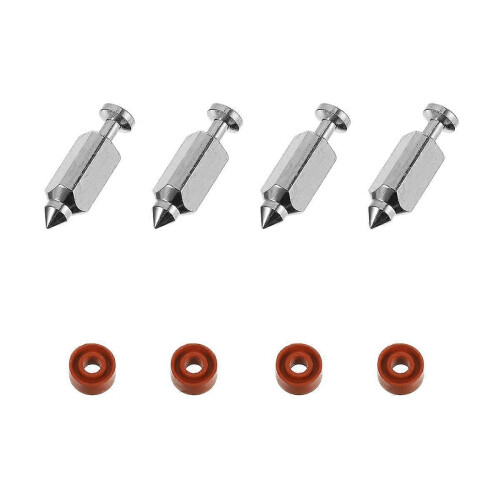 Engine Carburetor Needle Valves for Mowers, Complete Set with Rubber Attachments 2