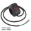 22mm 7/8'' Motorcycle Handlebar Momentary Switch Button for Waterproof Electric Kill Switch Button with 5