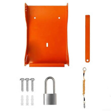 Leaf Blower Wall Mount Bracket, Powder-Coated Steel, Keeps Workspace Tidy, Compatible With BG50 BG56
