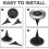 Solar Powered Ground Light 12pcs LED 4 sets 2
