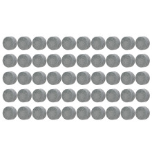 Essential 50 Stück 9mm Grade B Leder Schnurfüße für Billard